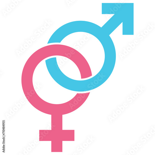 gender equality sign of humanities, rainbow sign of freedom of gender, lgbt symbol