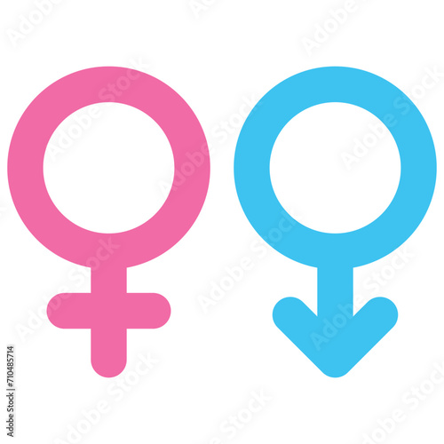 gender equality sign of humanities, rainbow sign of freedom of gender, lgbt symbol