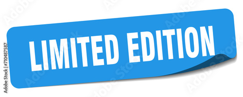 limited edition sticker. limited edition label