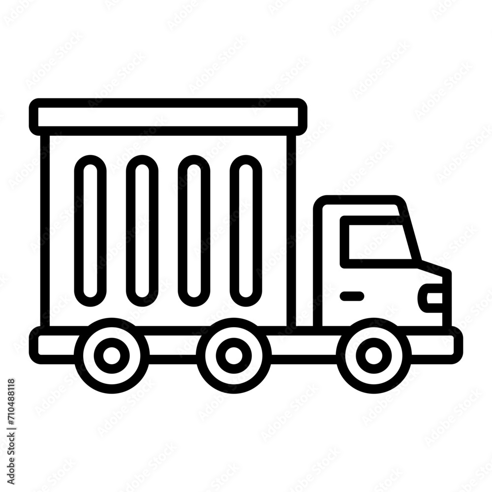 Container line icon Container line icon