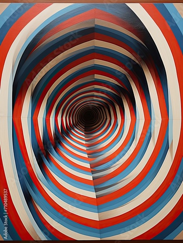 Hypnotic Vortexes  Optical Illusion Wall Art Unveiling the Secrets of Mesmerizing Motion