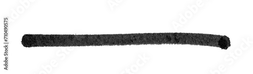 Realistic rough black marker. Set of ink lines. The doodle is drawn on a white isolated background with a black marker. Hand painted. Black marker on paper isolated on white background