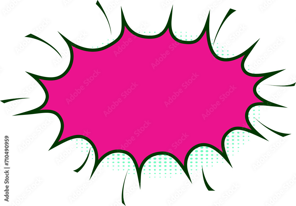 Comic speech bubbles illustration on transparent background. Comic speech bubbles illustration on transparent background.