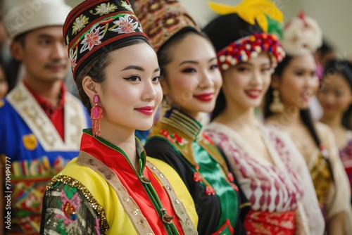 Cultural Pride Emanated From Array Of Traditional Attires Representing Diverse Global Heritages
