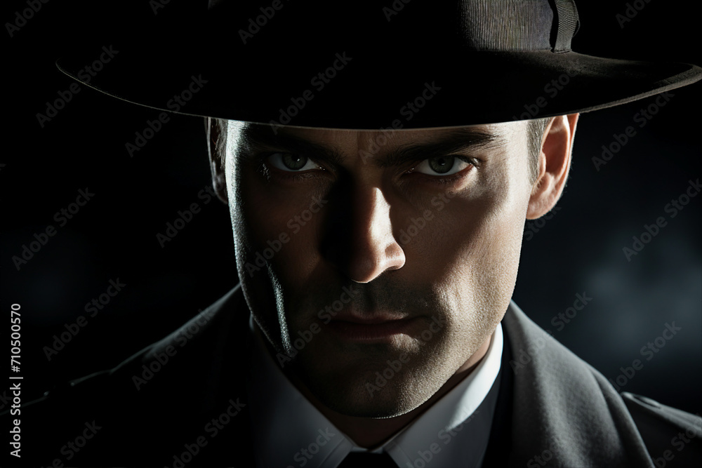Old fashioned secret agent retro style woman man investigate criminal Generative AI motion picture movie Old fashioned secret agent retro style woman man investigate criminal Generative AI motion picture movie