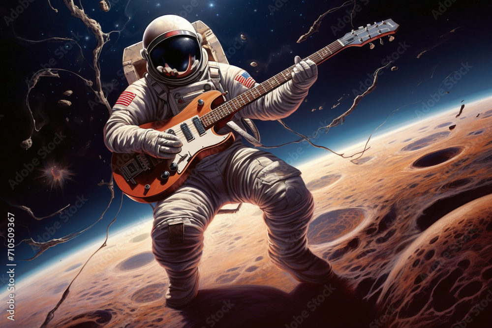 Fototapeta premium astronaut in space