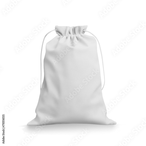 bag on white background photo