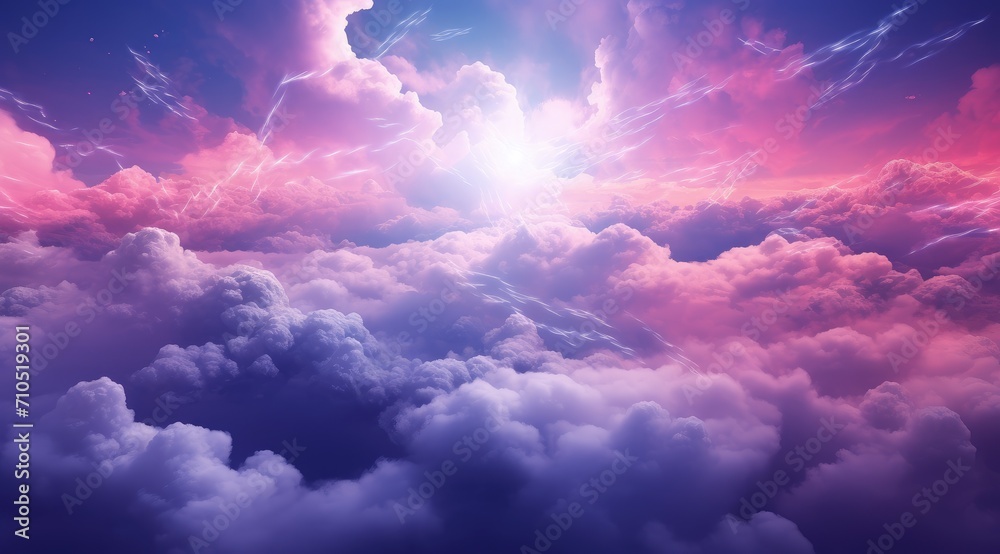 Mystical Nebulas and Twinkling Stars in a Vibrant Cosmic Dreamscape - Generative AI Mystical Nebulas and Twinkling Stars in a Vibrant Cosmic Dreamscape - Generative AI