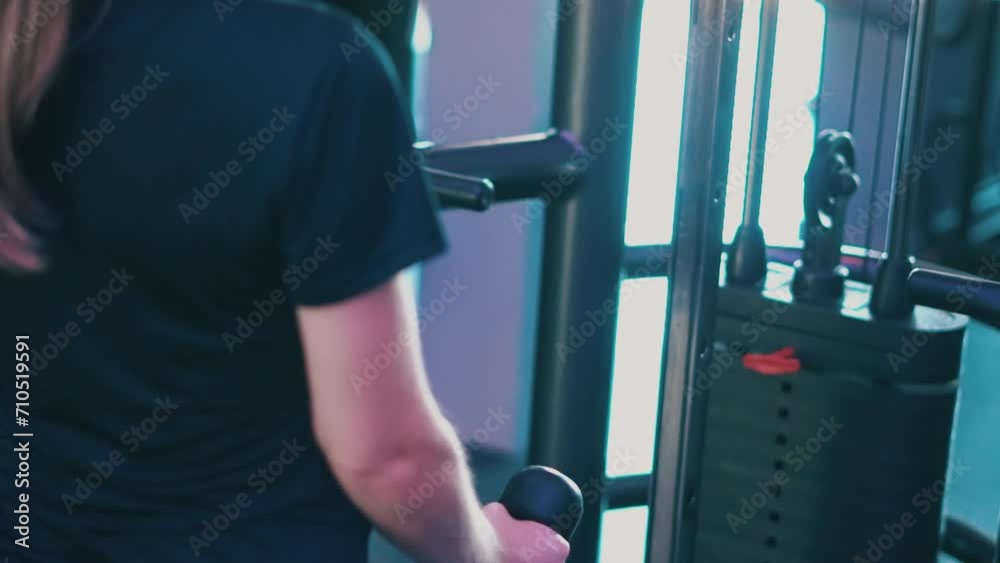 person exercising in gym person exercising in gym