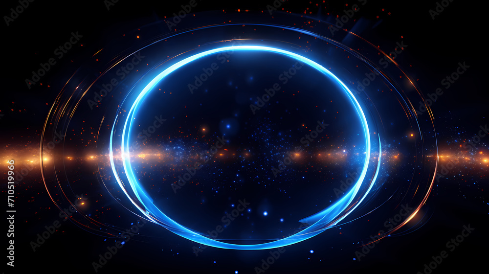 Obraz premium Abstract geometric lines background, technological lines background and light effects, 3D rendering