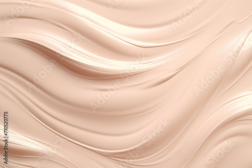 Creamy cosmetic smears on pastel beige background.