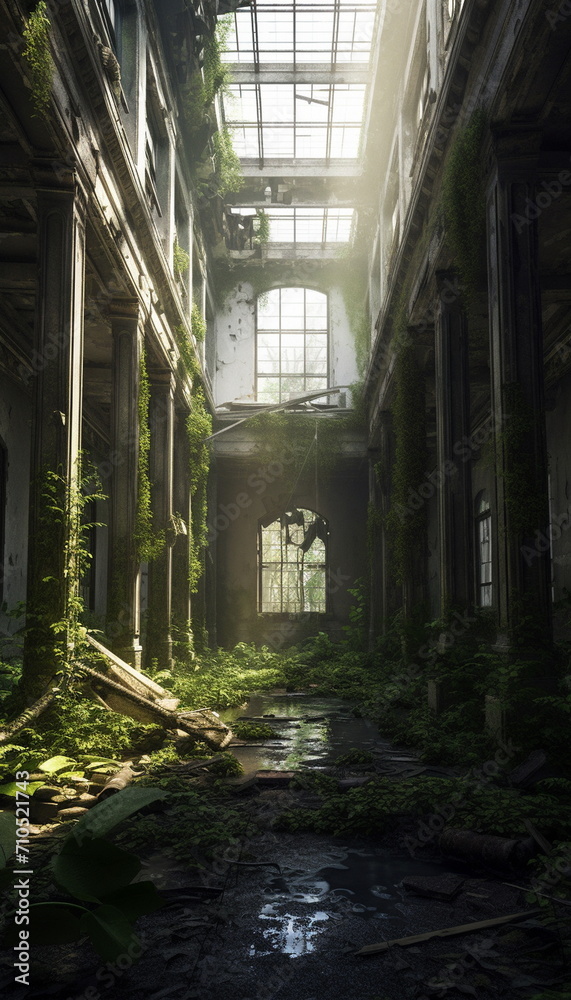 abandoned city overgrown with jungle abandoned city overgrown with jungle
