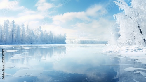 winter fresh ice background illustration frost chilly  frozen snow  frosty icy winter fresh ice background