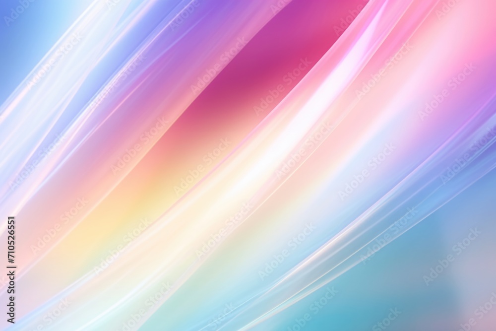 Obraz premium Blurred rainbow light refraction texture overlay effect