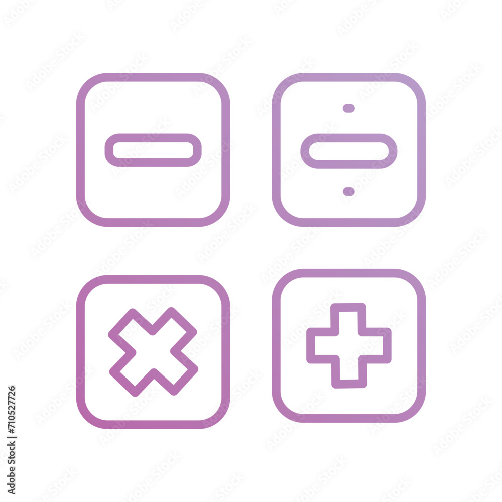 math icon with white background vector stock illustration math icon with white background vector stock illustration
