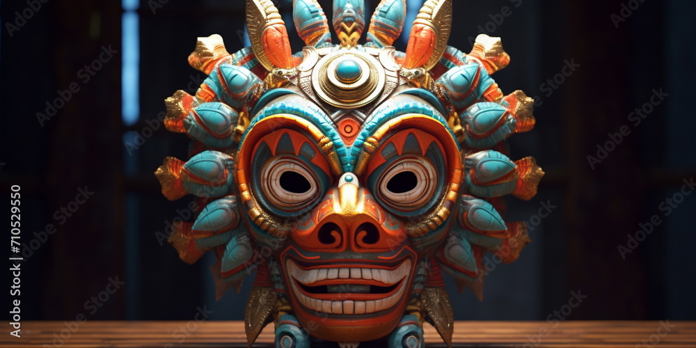Obraz premium ancient mexican mask