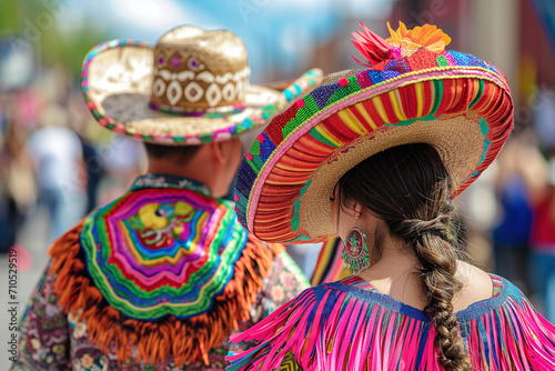 Festive Cinco de Mayo attire © kossovskiy