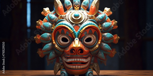 ancient mexican mask © Евгений Высоцкий