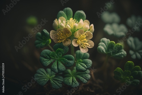 clover in the forest © Raccoon Stock AI