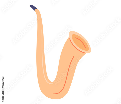 Musical instruments vector illustration. World Music Day embraces diversity tunes, harmonizing cultures Instrumental leisure offers serene escape into world rhythmic bliss. Yellow saxophone