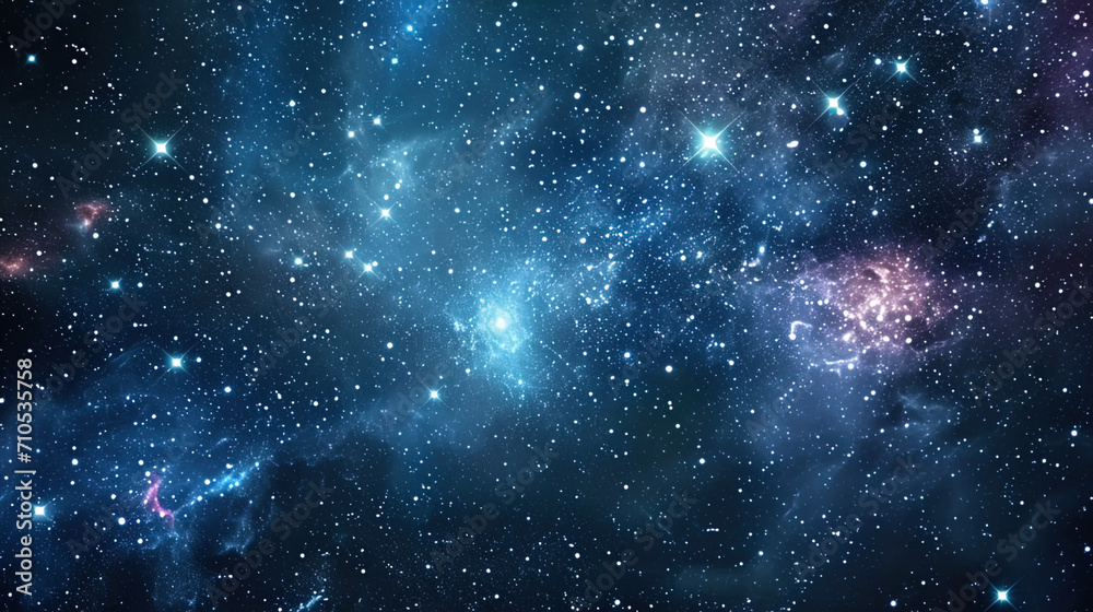 Space background with many star lights that form an atmosphere of endless space