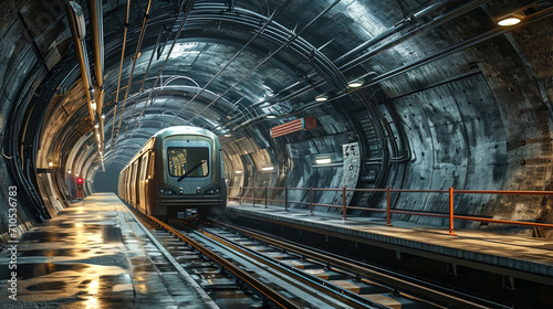 Underground transport systems connecting urban areas in an innovative dungeon