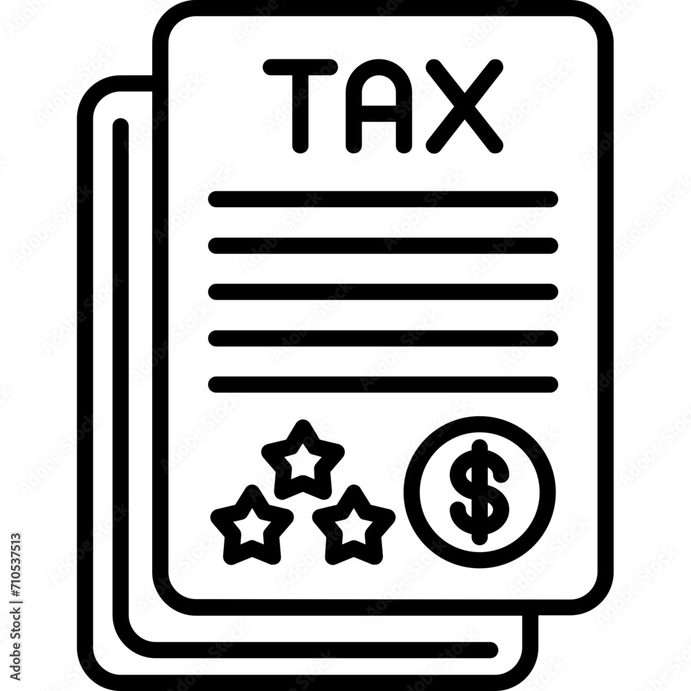 Tax Report Icon Tax Report Icon
