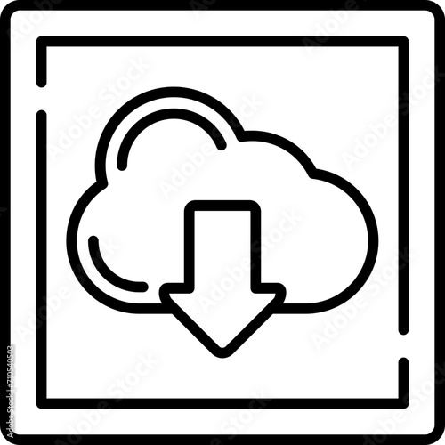 Cloud Download Icon