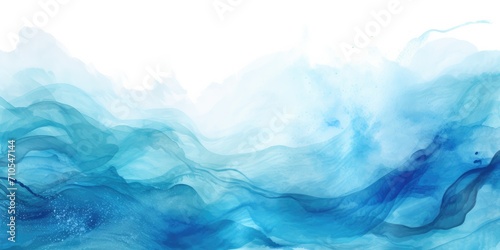 Blue azure turquoise abstract watercolor background web banners abstract
