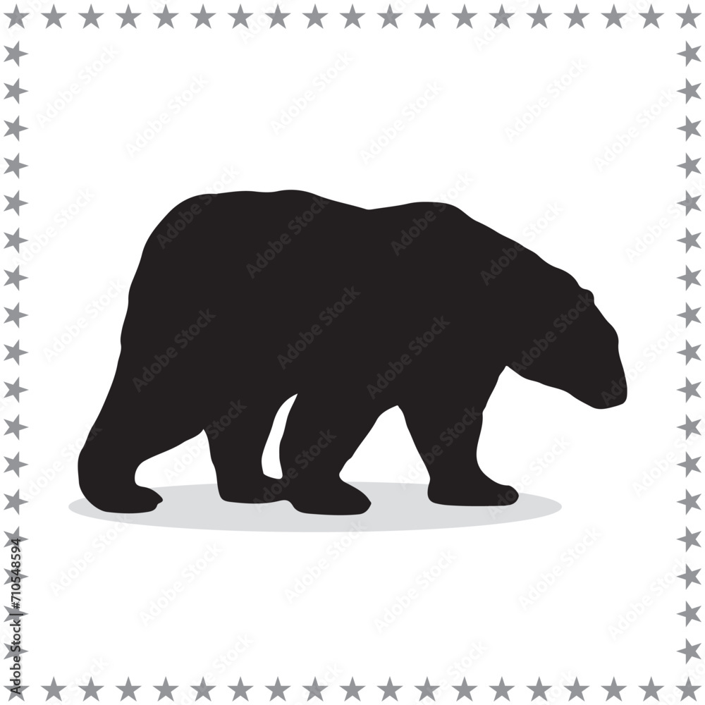 bear Silhouette,  bear Vector Silhouette, bear Free Silhouette, bear Silhouette Vector, bear, bear icon,																									