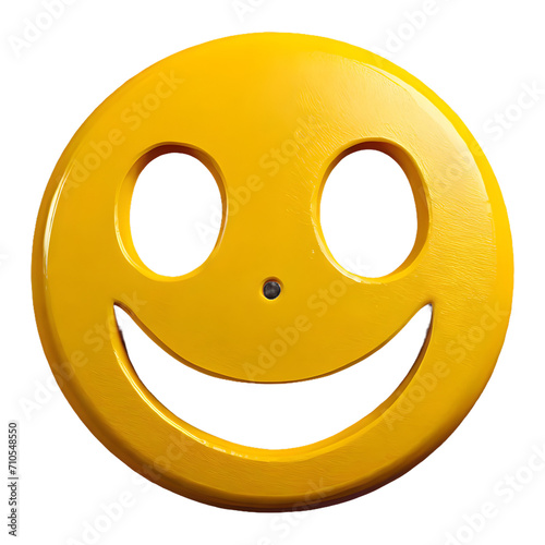 Pinhead Emoji icon isolated on transparent background