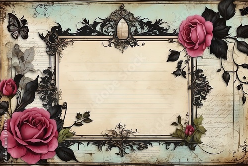 Frame in Gothic design