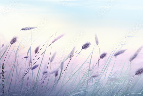 Tranquil spring nature background with soft pastel colors, perfect for vibrant and peaceful designs
