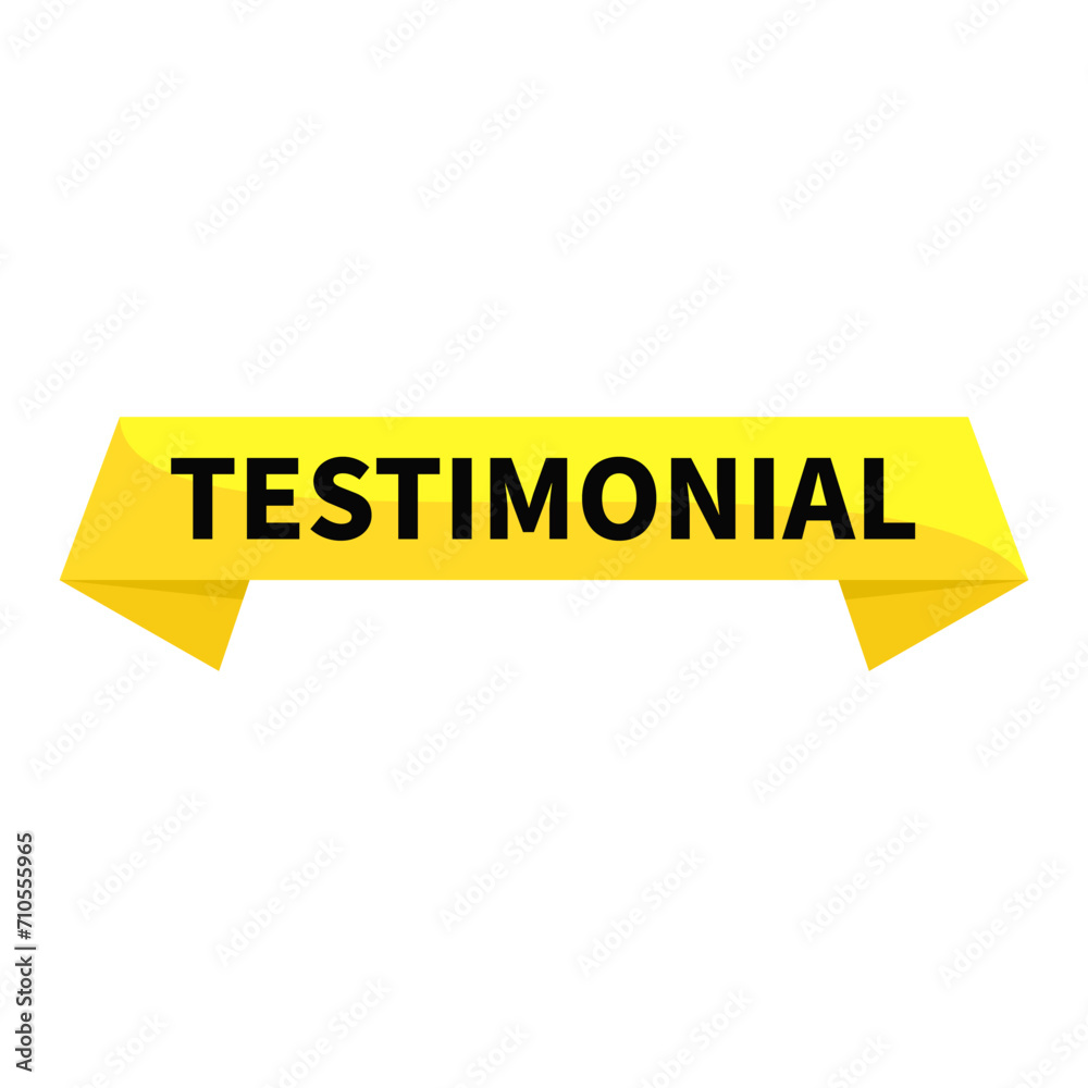 Testimonial Yellow Rectangle Ribbon Shape For Warranty Guarantee Promotion Business Marketing Social Media
Testimonial Yellow Rectangle Ribbon Shape For Warranty Guarantee Promotion Business Marketing Social Media