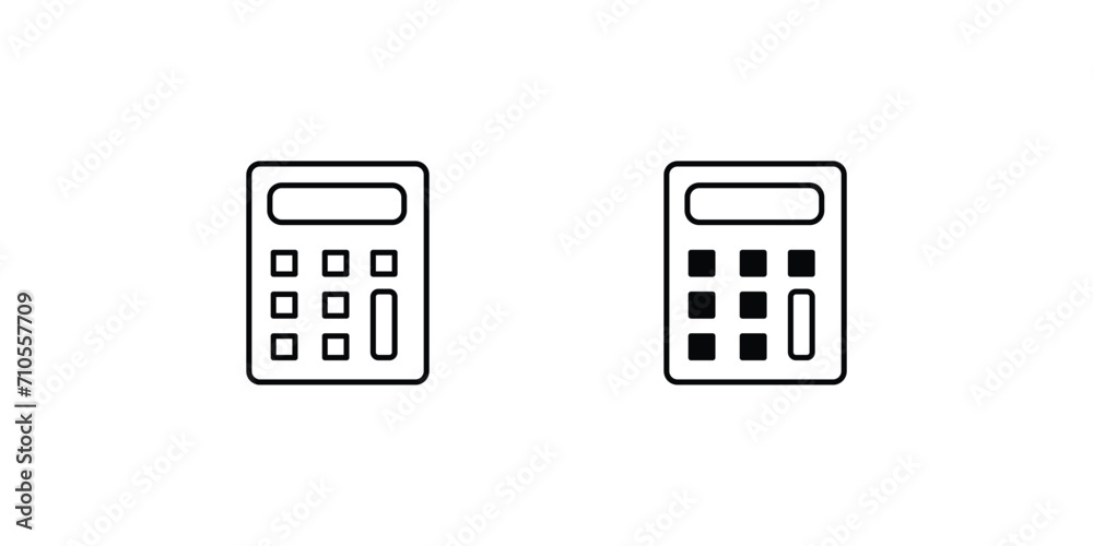 calculator icon with white background vector stock illustration calculator icon with white background vector stock illustration