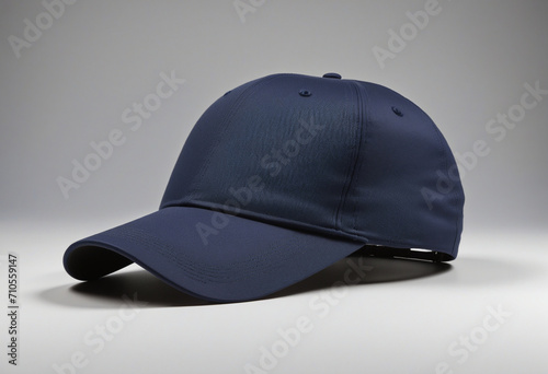 Blue or Navy Cap on White Background