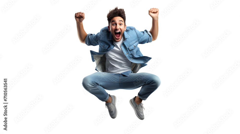 Excited Student, PNG, Transparent, No background, Clipart, Graphic, Illustration, Design, Happy, Enthusiastic, Excitement, School, Education, Student, School uniform, Joyful, Eager, Youth