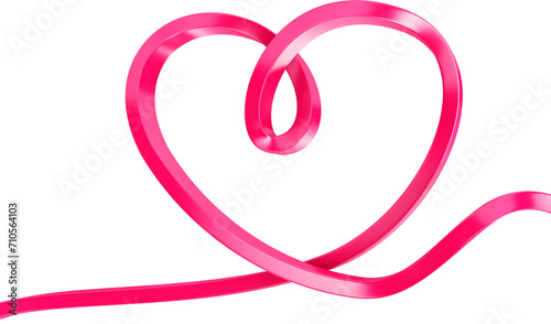 logotipo 3d mulher rosa, coracao dia da mulher, data comemorativa dia dos namorados photo
