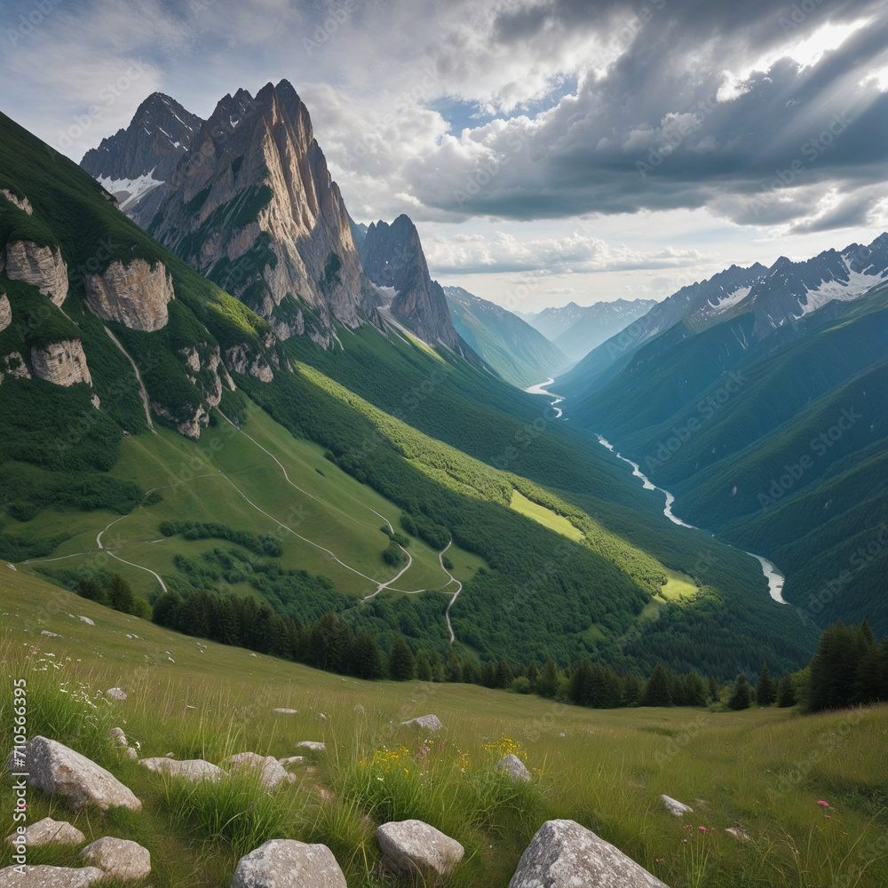 North Caucasus Scenery, Russia