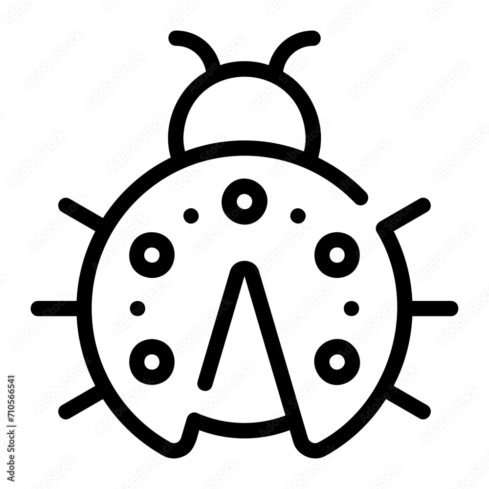 ladybug line icon ladybug line icon