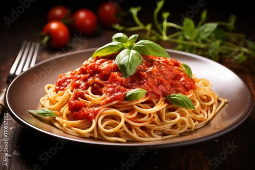 Italian Pasta and Tomato Sauce