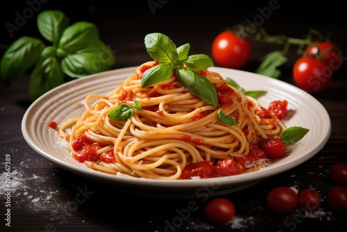 Italian Pasta and Tomato Sauce