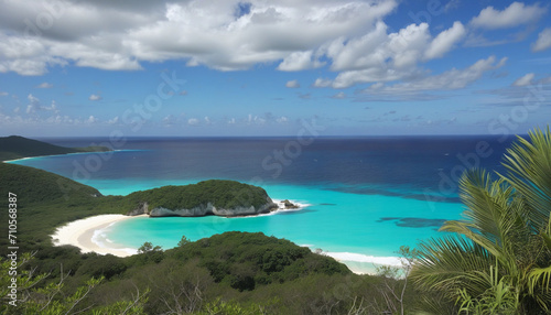 Protected Reserve of Petite Terre in Guadeloupe with Turquoise Waters