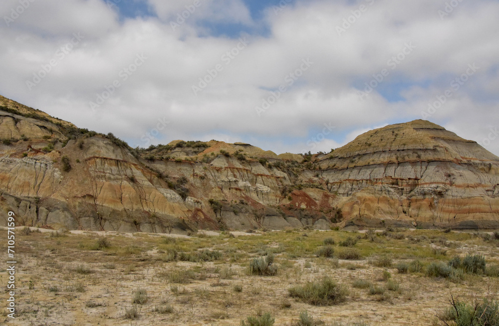 Geological Striations in the Hills of the Landscape Geological Striations in the Hills of the Landscape