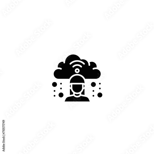 woman saloon steaming WiFi icon © Lewis