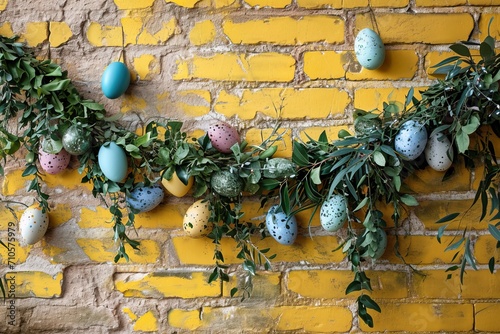 Colorful Easter Eggs Decor Collection photo