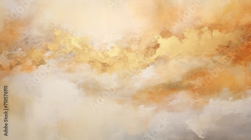 A mesmerizing blend of white and golden hues dancing across a sparkling liquid canvas. © Eun Woo Ai