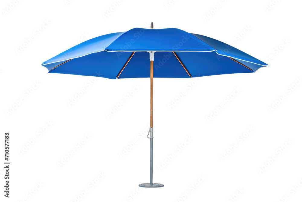Coastal Canopy: Oversized Beach Umbrella for Seaside Comfort - Isolated on Transparent Background