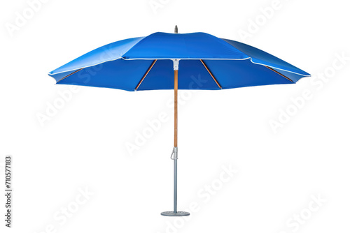 Coastal Canopy  Oversized Beach Umbrella for Seaside Comfort - Isolated on Transparent Background