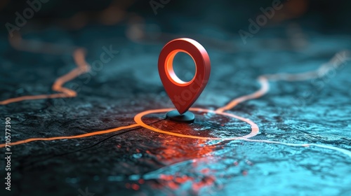 GPS navigation pointer symbol